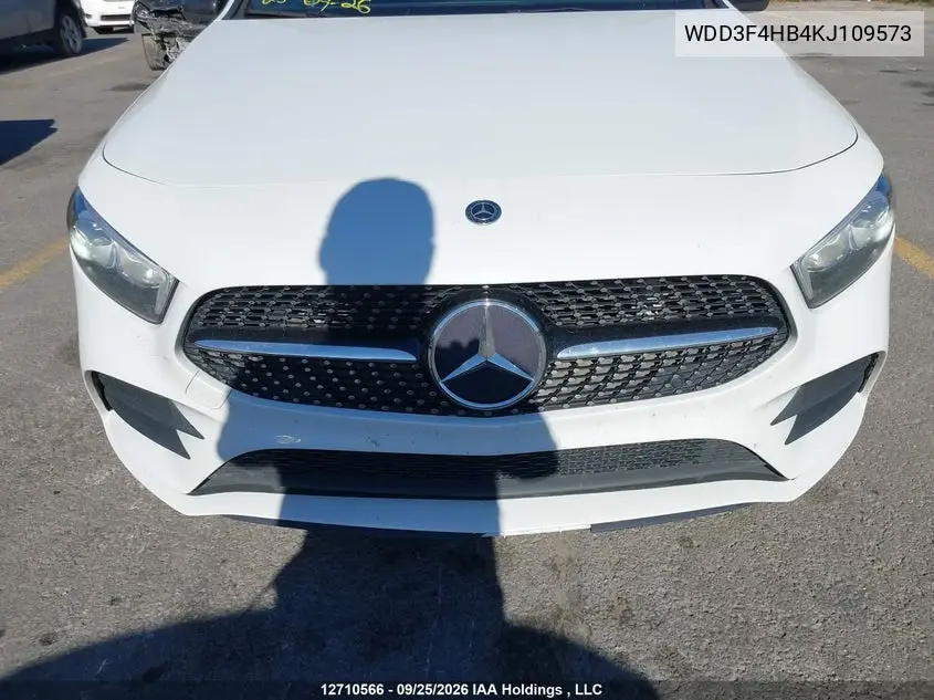 2019 MERCEDES A-KLASSE VIN WDD3F4HB4KJ109573 — фото 20
