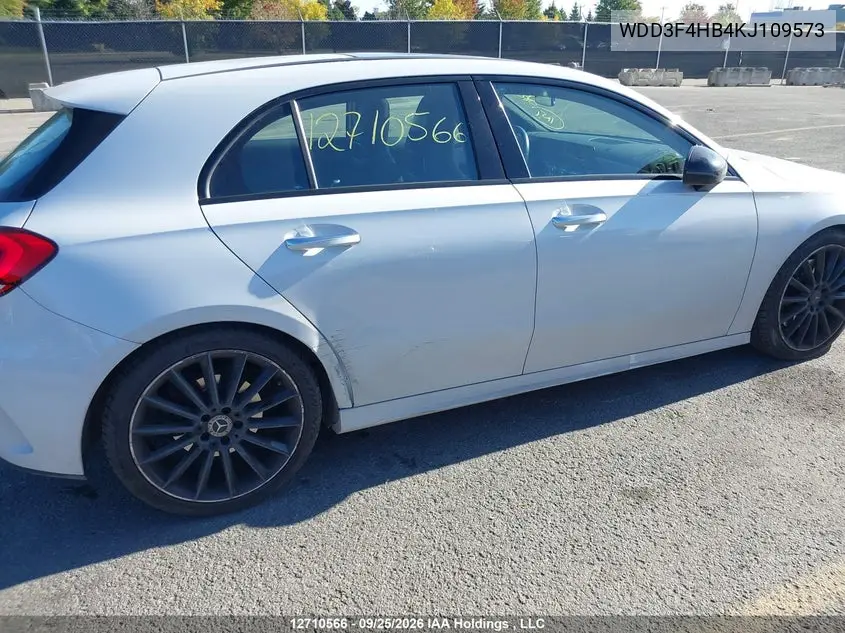 2019 MERCEDES A-KLASSE VIN WDD3F4HB4KJ109573 — фото 6