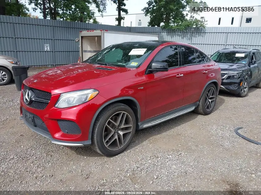 2017 MERCEDES AMG GLE COUPE VIN 4JGED6EB1HA055386 — фото 2