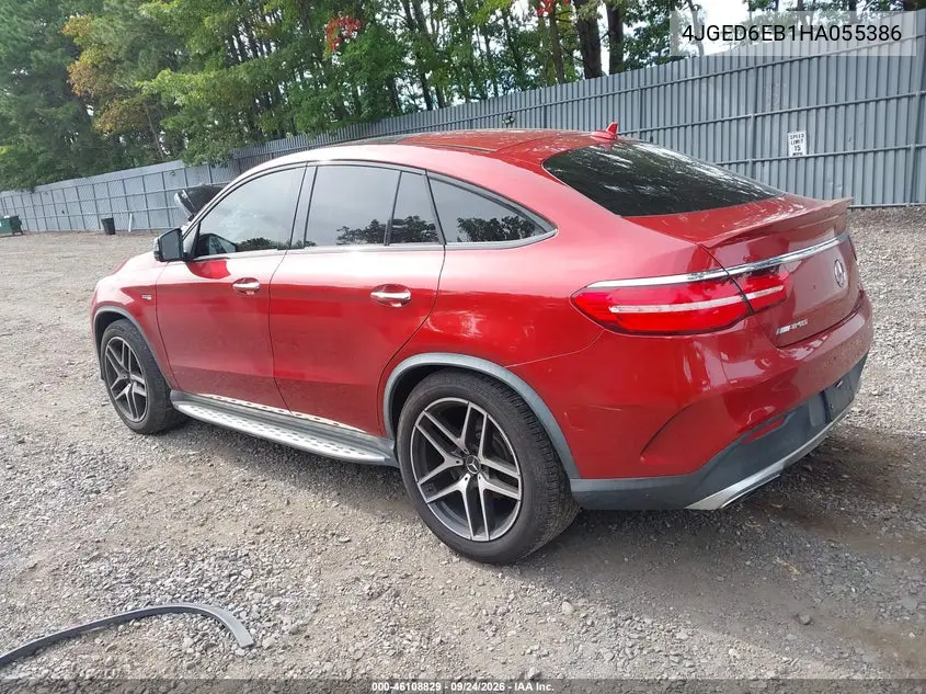 2017 MERCEDES AMG GLE COUPE VIN 4JGED6EB1HA055386 — фото 3