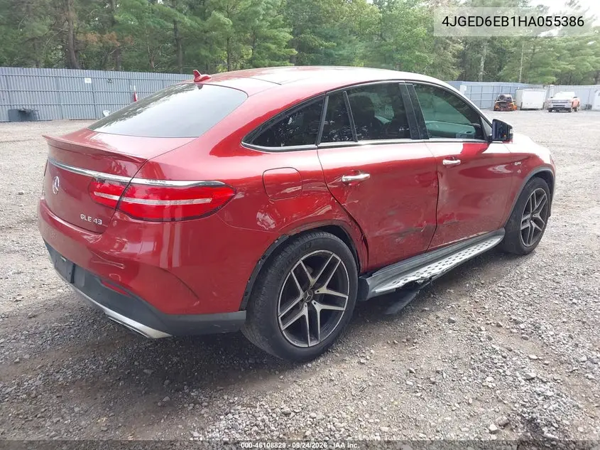 2017 MERCEDES AMG GLE COUPE VIN 4JGED6EB1HA055386 — фото 4