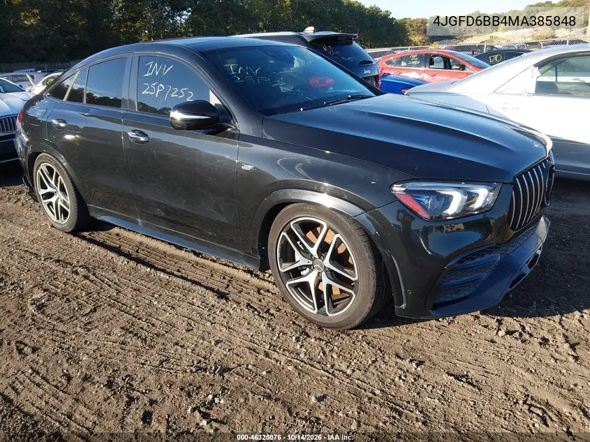 MERCEDES AMG GLE COUPE 2021, VIN 4JGFD6BB4MA385848