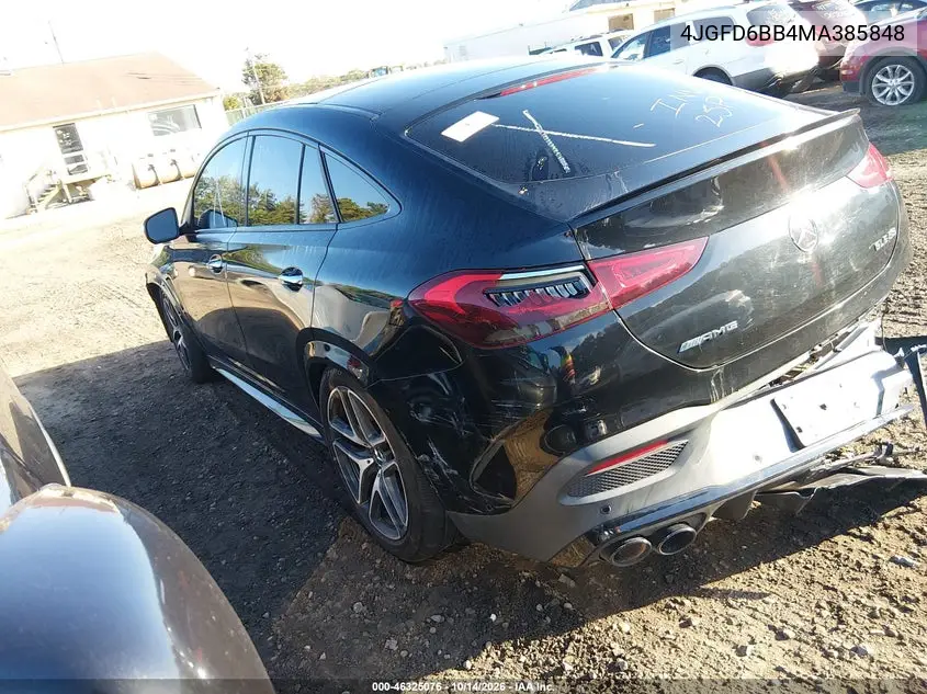 2021 MERCEDES AMG GLE COUPE VIN 4JGFD6BB4MA385848 — фото 3