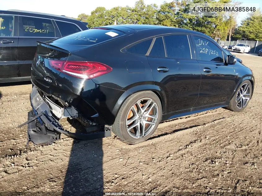 2021 MERCEDES AMG GLE COUPE VIN 4JGFD6BB4MA385848 — фото 4