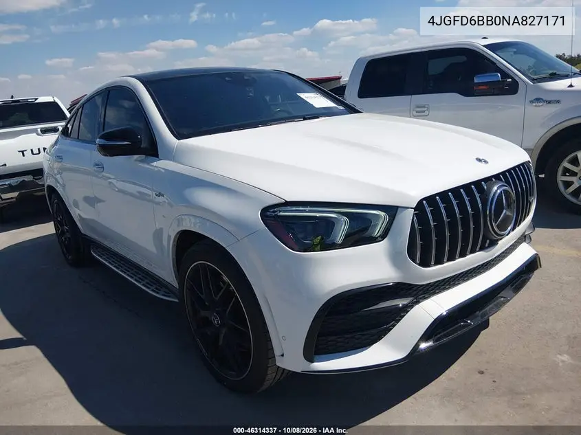 MERCEDES AMG GLE COUPE 2022, VIN 4JGFD6BB0NA827171