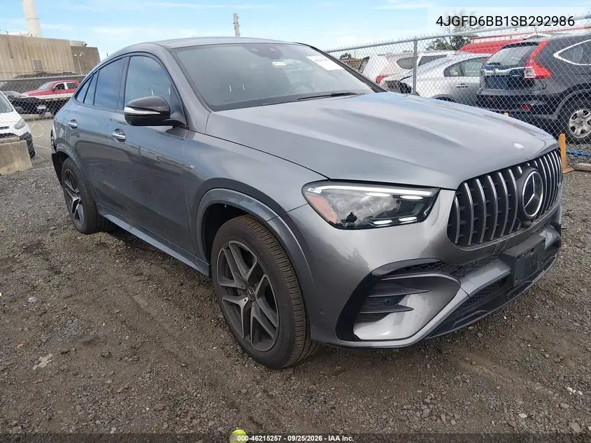 MERCEDES AMG GLE COUPE 2025, VIN 4JGFD6BB1SB292986