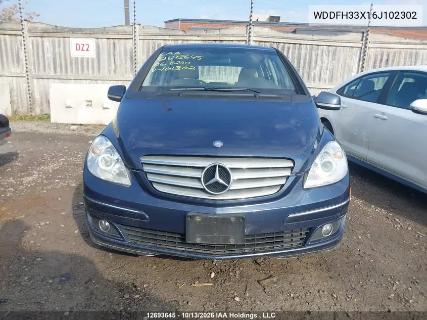 2006 MERCEDES B-KLASSE VIN WDDFH33X16J102302 — фото 12
