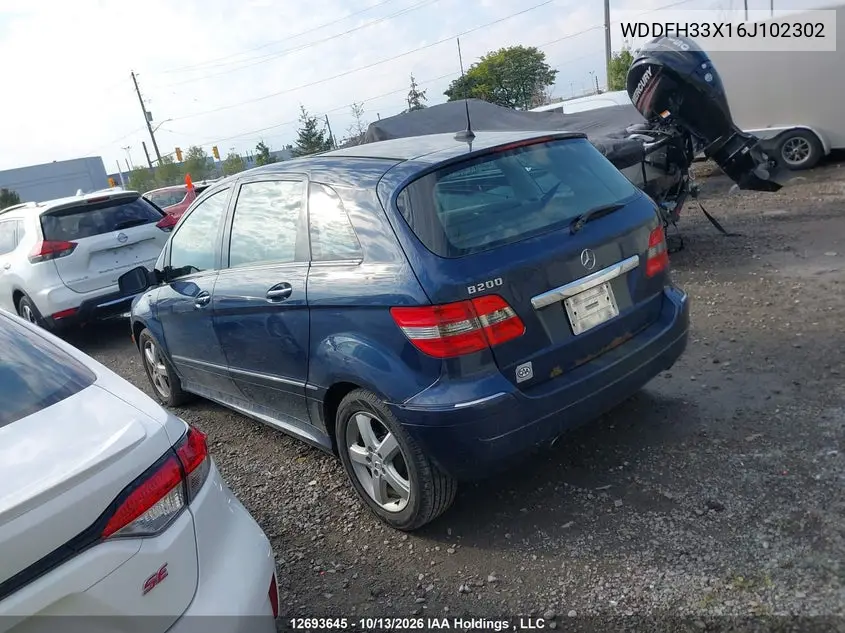 2006 MERCEDES B-KLASSE VIN WDDFH33X16J102302 — фото 14