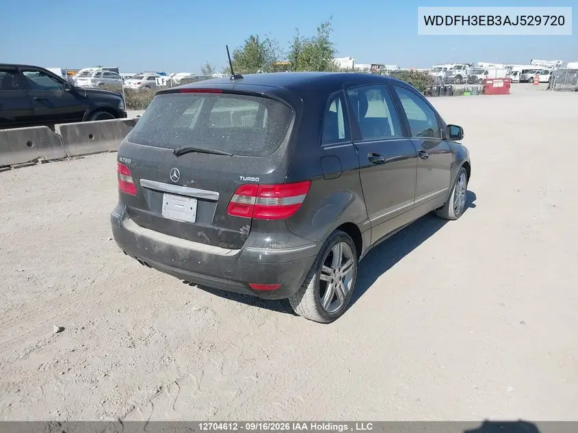 2010 MERCEDES B-KLASSE VIN WDDFH3EB3AJ529720 — фото 4