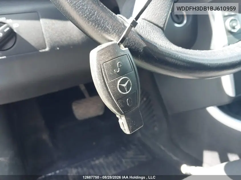 2011 MERCEDES B-KLASSE VIN WDDFH3DB1BJ610959 — фото 11