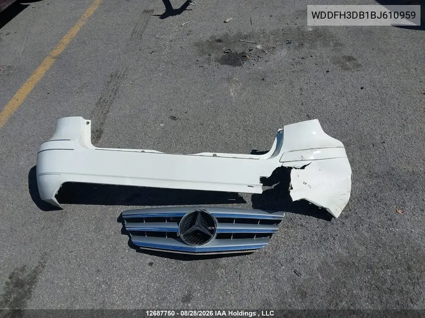 2011 MERCEDES B-KLASSE VIN WDDFH3DB1BJ610959 — фото 12