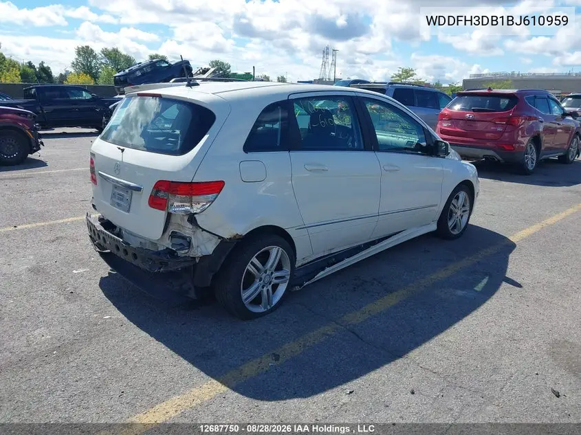2011 MERCEDES B-KLASSE VIN WDDFH3DB1BJ610959 — фото 4