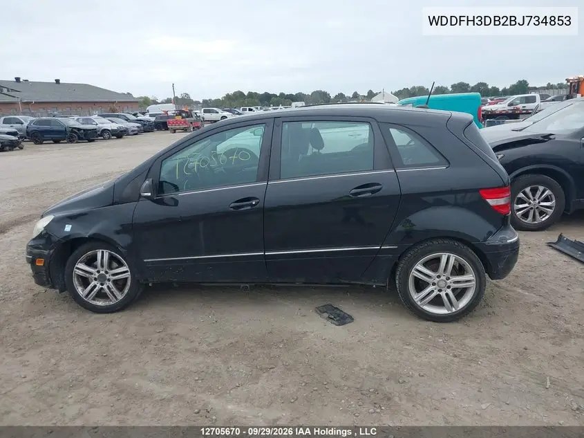 2011 MERCEDES B-KLASSE VIN WDDFH3DB2BJ734853 — фото 15