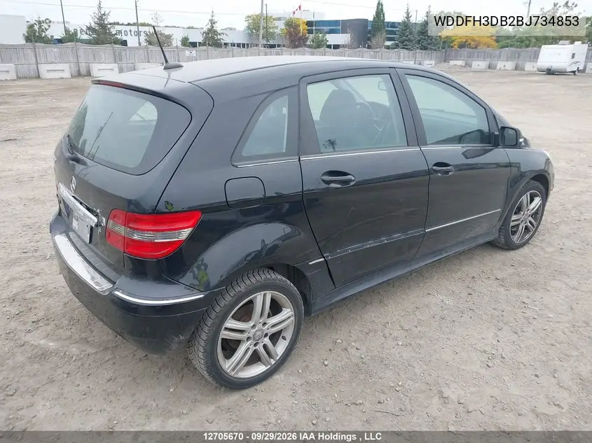 2011 MERCEDES B-KLASSE VIN WDDFH3DB2BJ734853 — фото 4