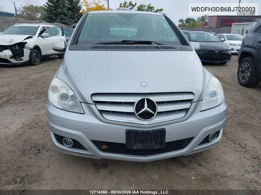 2011 MERCEDES B-KLASSE VIN WDDFH3DB6BJ720003 — фото 12