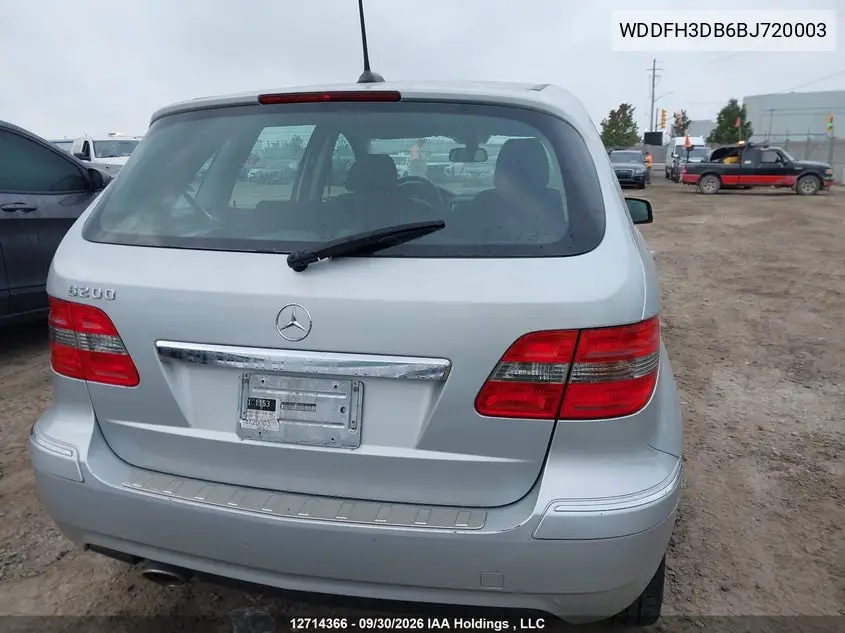 2011 MERCEDES B-KLASSE VIN WDDFH3DB6BJ720003 — фото 16
