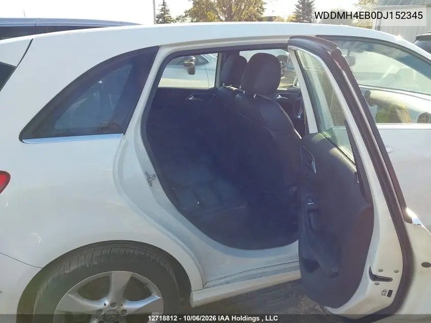 2013 MERCEDES B-KLASSE VIN WDDMH4EB0DJ152345 — фото 8