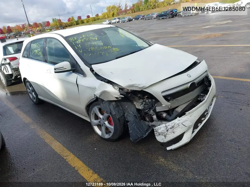 MERCEDES B-KLASSE 2014, VIN WDDMH4EB6EJ285080