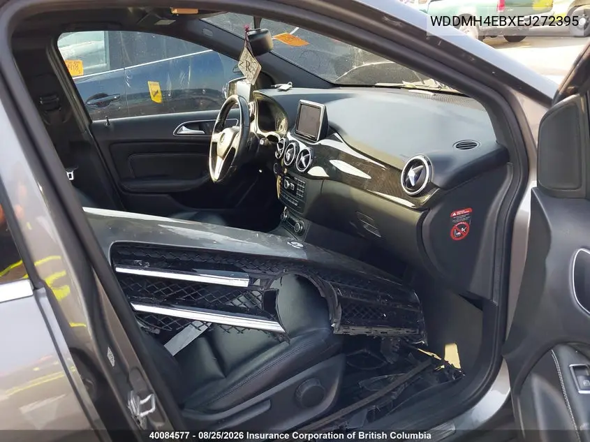 2014 MERCEDES B-KLASSE VIN WDDMH4EBXEJ272395 — фото 5