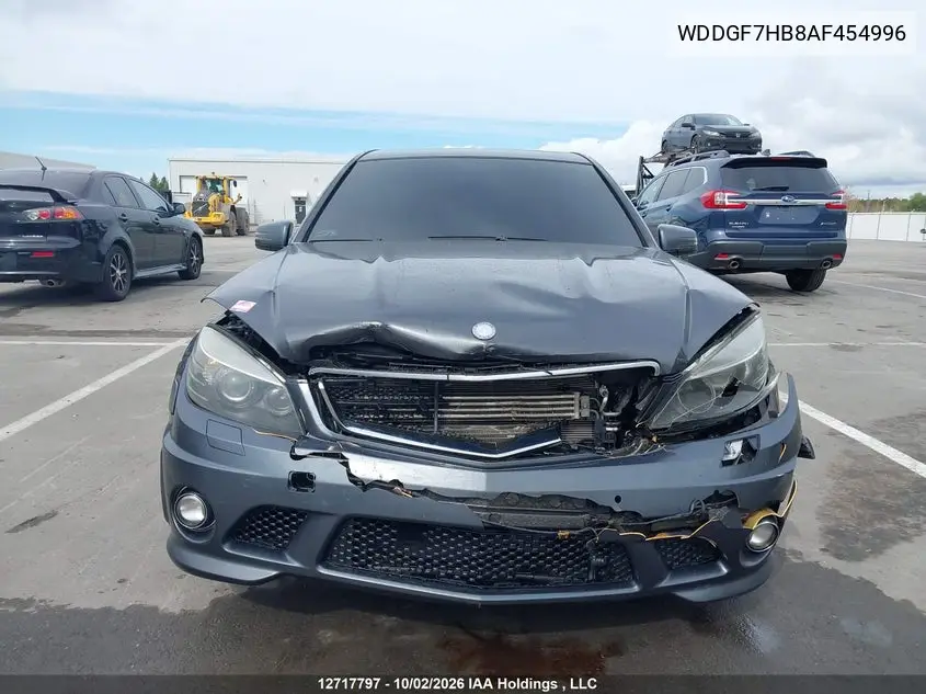 2010 MERCEDES C-KLASSE AMG VIN WDDGF7HB8AF454996 — фото 11