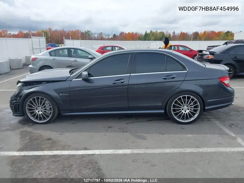 2010 MERCEDES C-KLASSE AMG VIN WDDGF7HB8AF454996 — фото 13