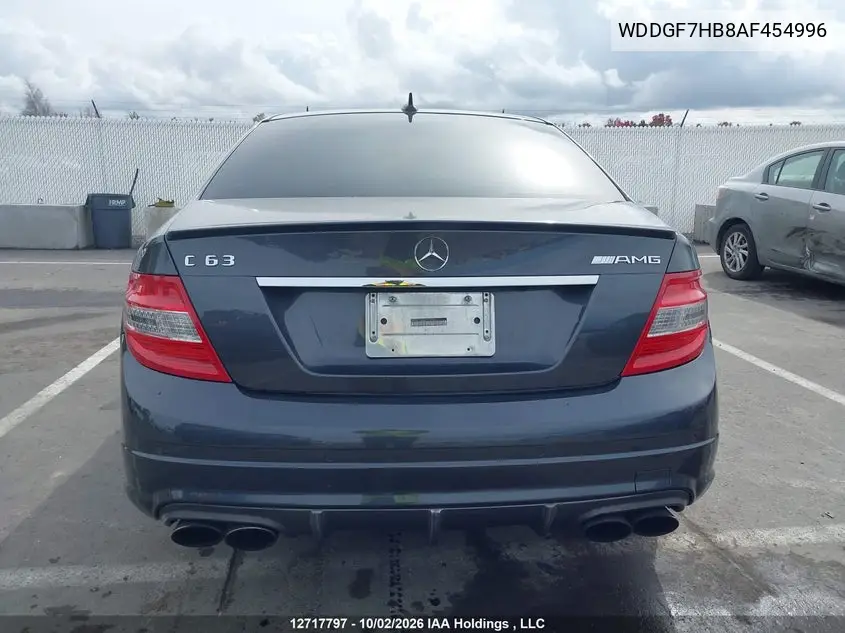 2010 MERCEDES C-KLASSE AMG VIN WDDGF7HB8AF454996 — фото 15