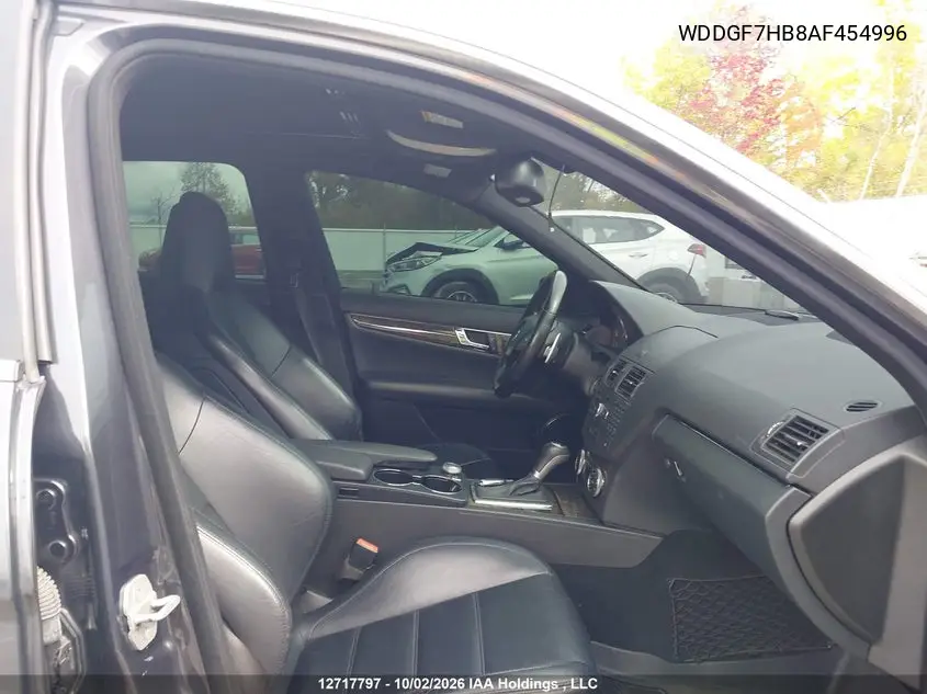 2010 MERCEDES C-KLASSE AMG VIN WDDGF7HB8AF454996 — фото 5