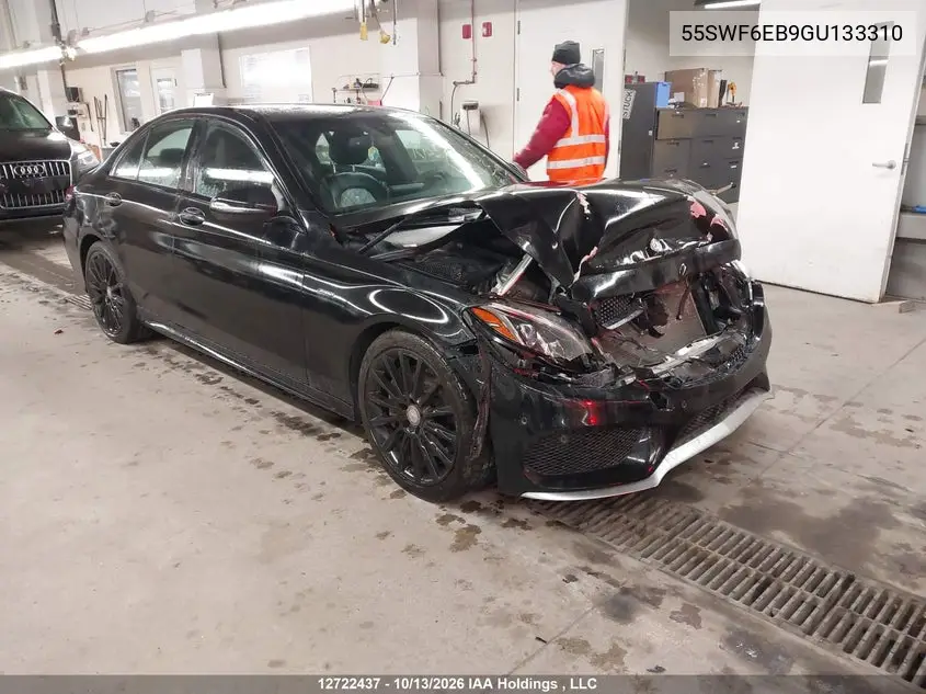 MERCEDES C-KLASSE AMG 2016, VIN 55SWF6EB9GU133310