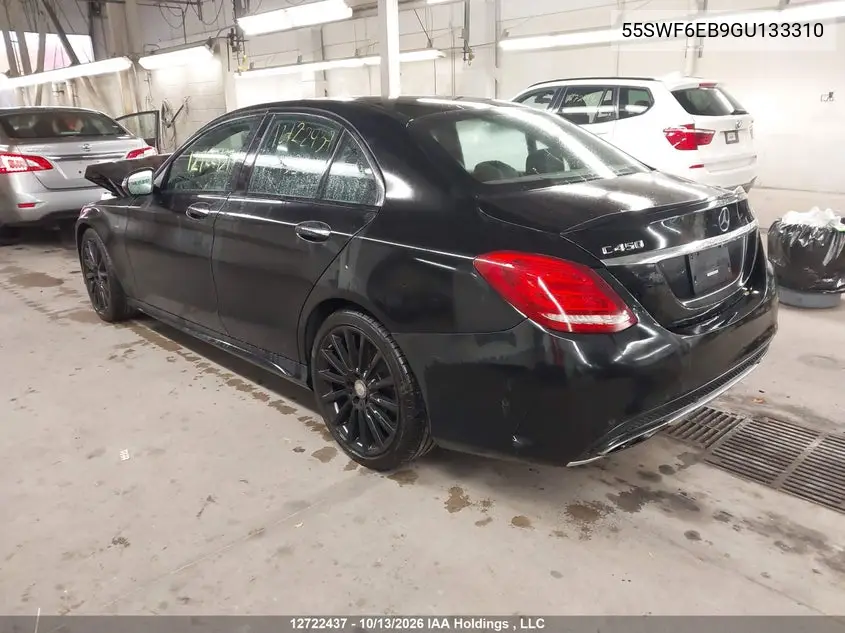 2016 MERCEDES C-KLASSE AMG VIN 55SWF6EB9GU133310 — фото 3