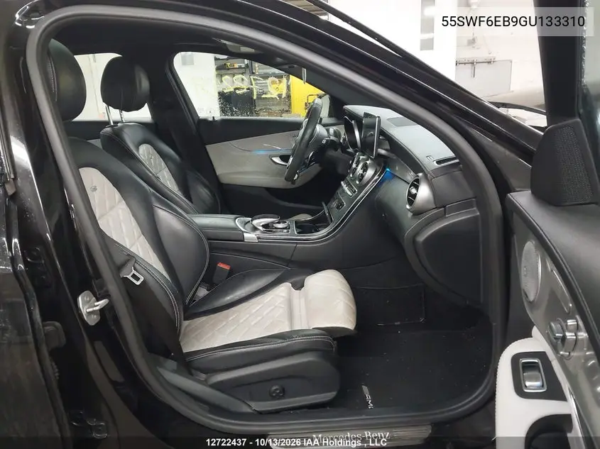 2016 MERCEDES C-KLASSE AMG VIN 55SWF6EB9GU133310 — фото 5