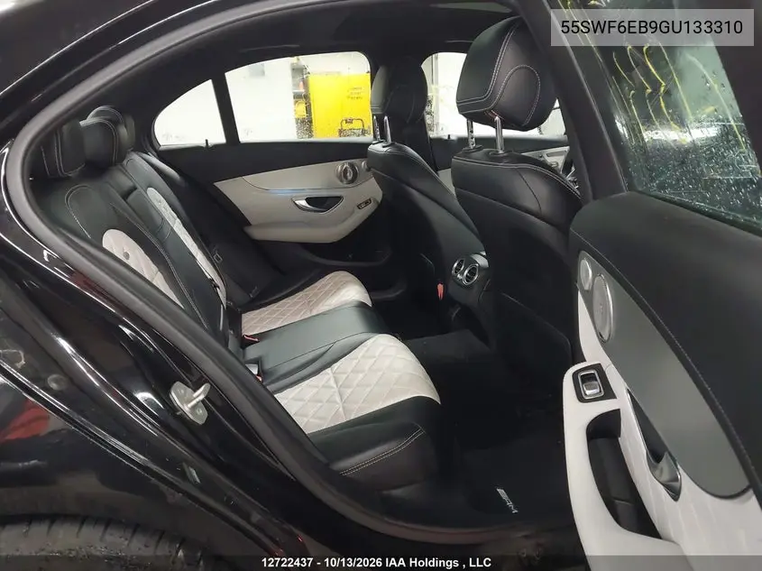 2016 MERCEDES C-KLASSE AMG VIN 55SWF6EB9GU133310 — фото 8