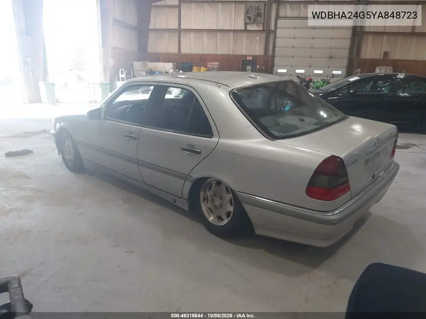 2000 MERCEDES C-KLASSE VIN WDBHA24G5YA848723 — фото 3