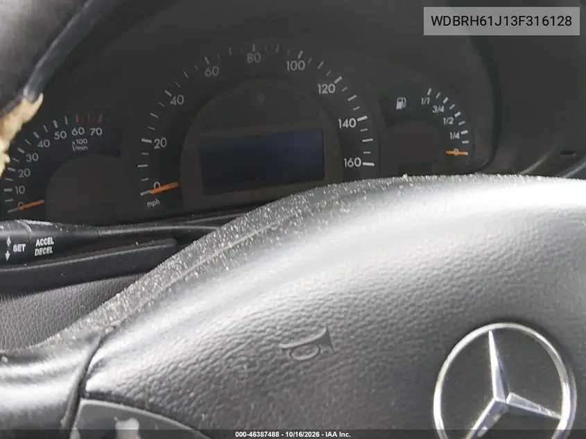 2003 MERCEDES C-KLASSE VIN WDBRH61J13F316128 — фото 7