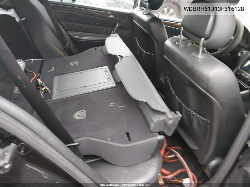 2003 MERCEDES C-KLASSE VIN WDBRH61J13F316128 — фото 8