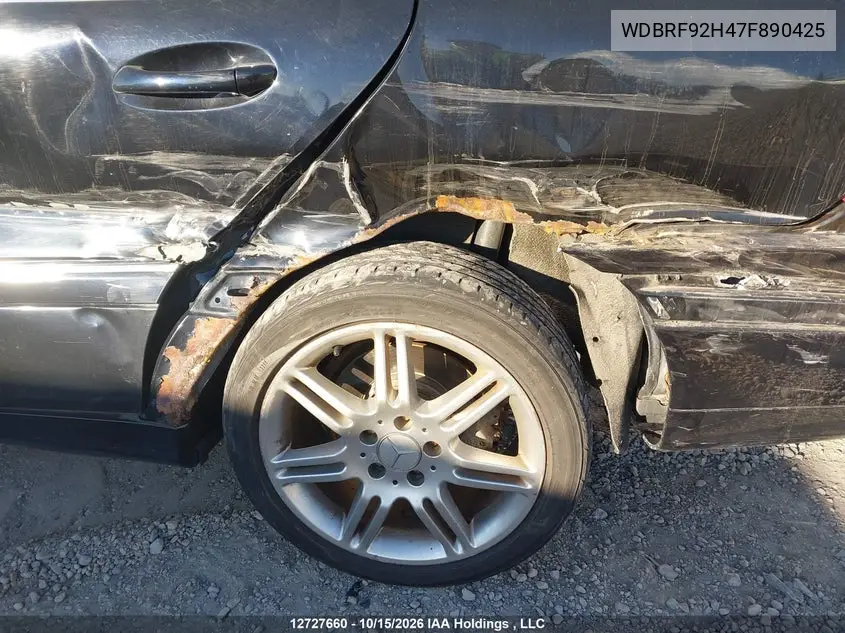 2007 MERCEDES C-KLASSE VIN WDBRF92H47F890425 — фото 12