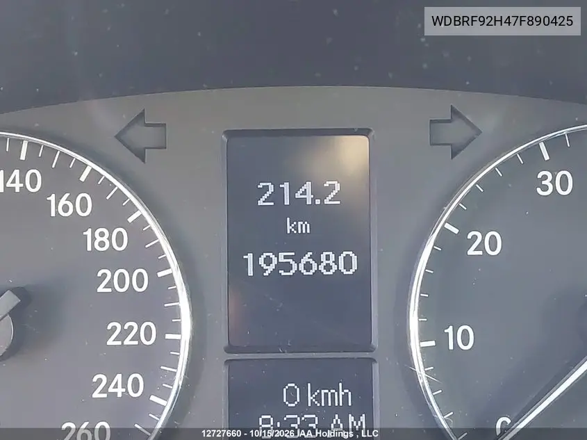 2007 MERCEDES C-KLASSE VIN WDBRF92H47F890425 — фото 16