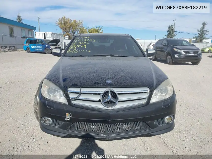 2008 MERCEDES C-KLASSE VIN WDDGF87X88F182219 — фото 13