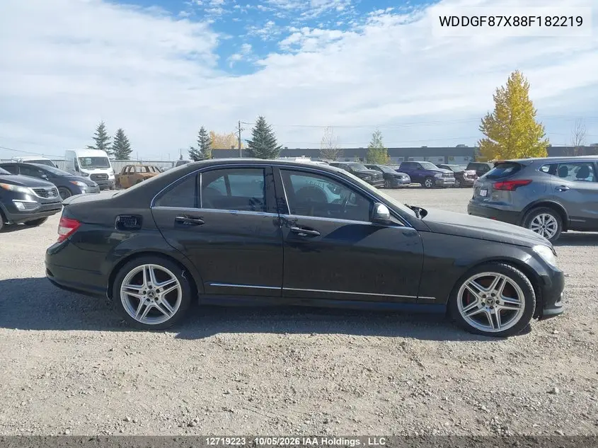 2008 MERCEDES C-KLASSE VIN WDDGF87X88F182219 — фото 14