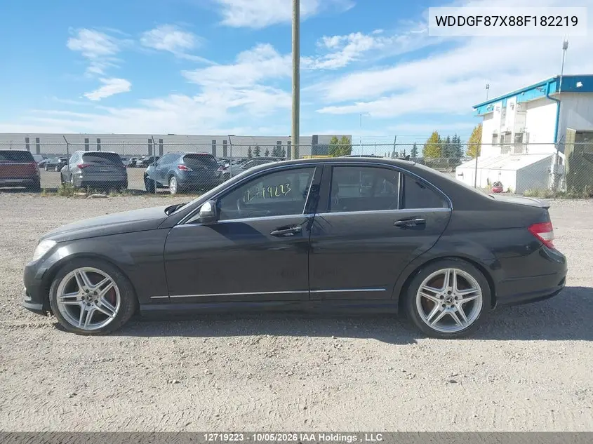 2008 MERCEDES C-KLASSE VIN WDDGF87X88F182219 — фото 15
