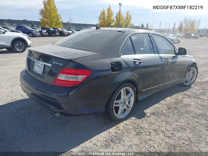 2008 MERCEDES C-KLASSE VIN WDDGF87X88F182219 — фото 4
