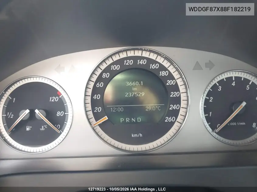 2008 MERCEDES C-KLASSE VIN WDDGF87X88F182219 — фото 7