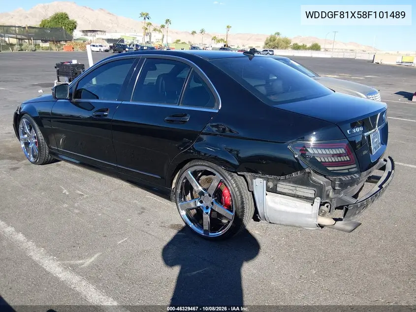 2008 MERCEDES C-KLASSE VIN WDDGF81X58F101489 — фото 3