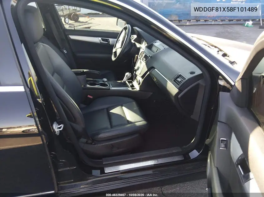 2008 MERCEDES C-KLASSE VIN WDDGF81X58F101489 — фото 5