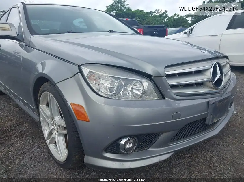 2009 MERCEDES C-KLASSE VIN WDDGF54X29F240314 — фото 14