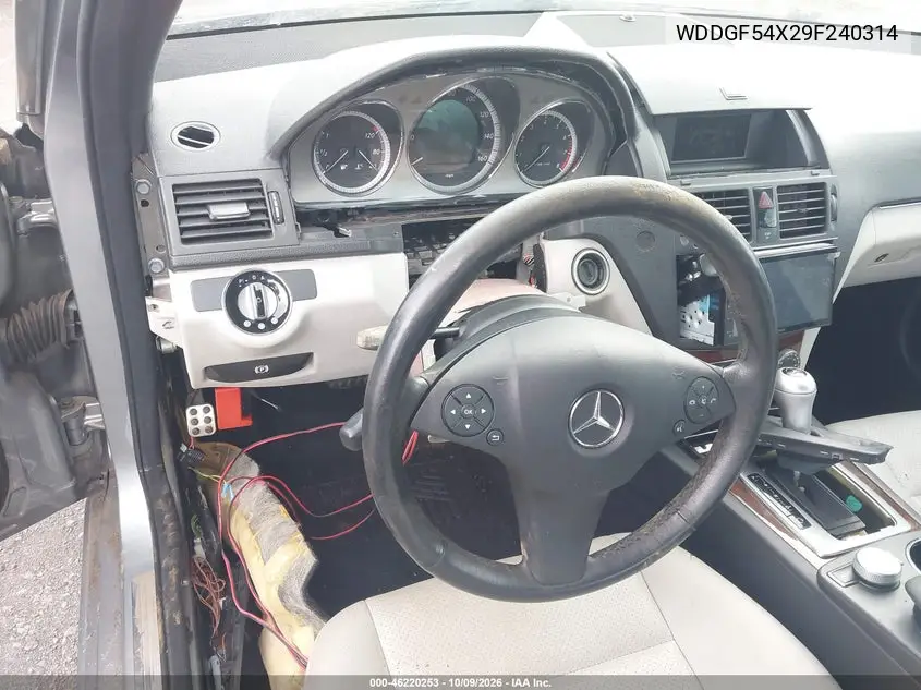2009 MERCEDES C-KLASSE VIN WDDGF54X29F240314 — фото 16