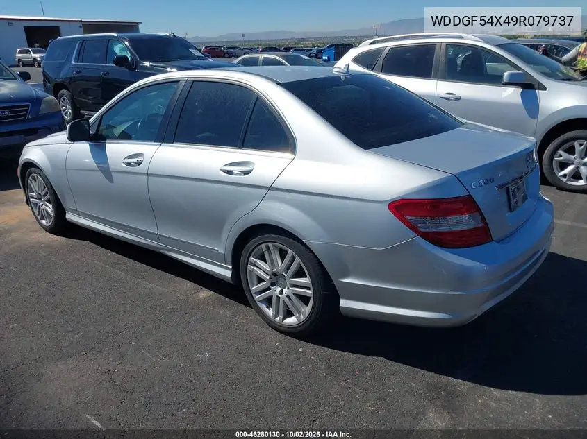 2009 MERCEDES C-KLASSE VIN WDDGF54X49R079737 — фото 3