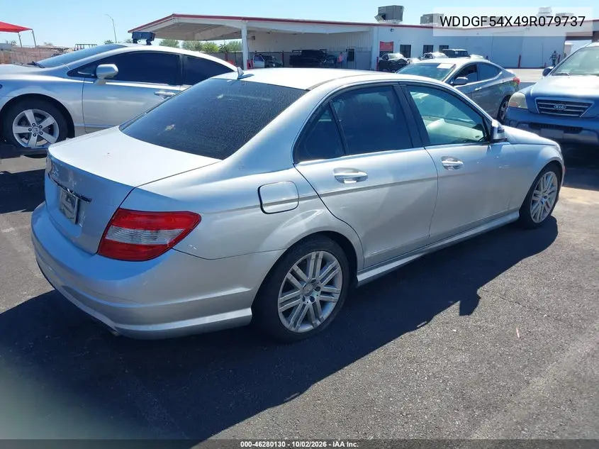 2009 MERCEDES C-KLASSE VIN WDDGF54X49R079737 — фото 4