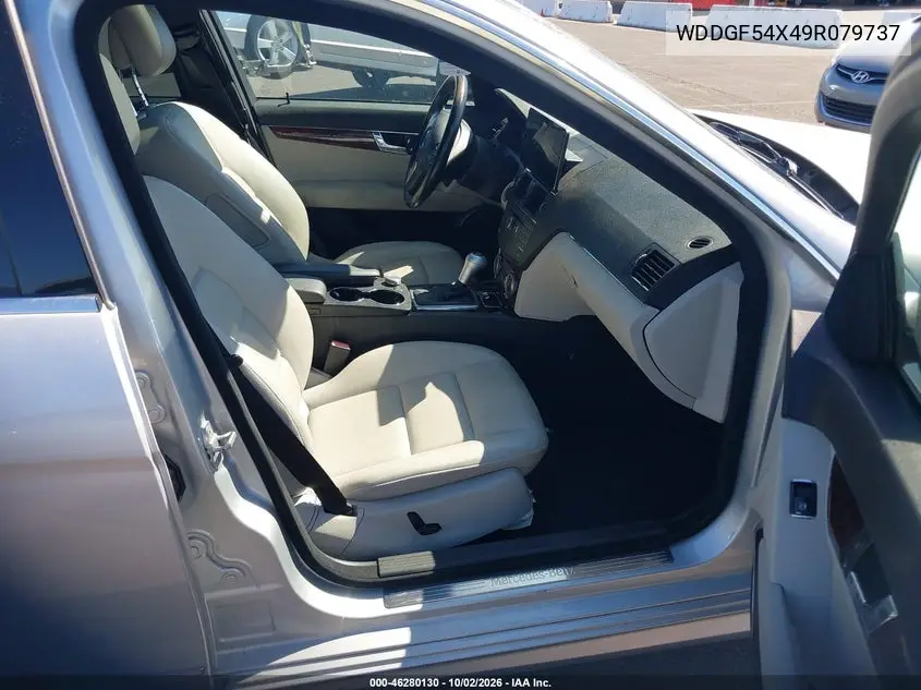 2009 MERCEDES C-KLASSE VIN WDDGF54X49R079737 — фото 5