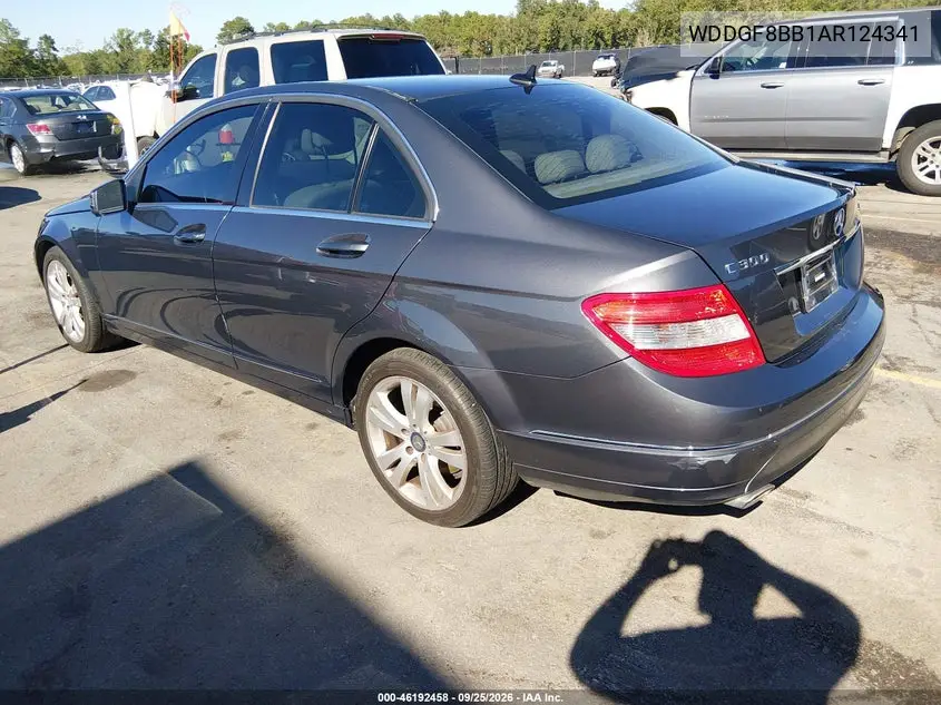 2010 MERCEDES C-KLASSE VIN WDDGF8BB1AR124341 — фото 3