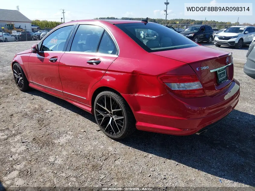 2010 MERCEDES C-KLASSE VIN WDDGF8BB9AR098314 — фото 3